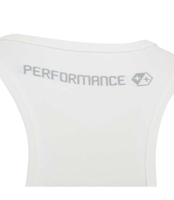 PERFORMANCE ++ WOMAN COMPRESSION TECH UNDERWEAR SINGLET WHT