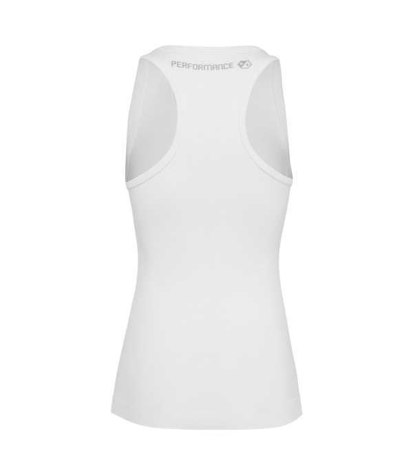 PERFORMANCE ++ WOMAN COMPRESSION TECH UNDERWEAR SINGLET WHT