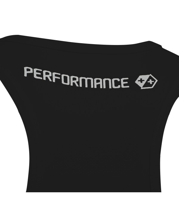 PERFORMANCE ++ WOMAN COMPRESSION TECH UNDERWEAR SINGLET BLK