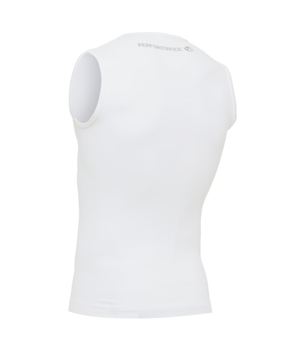PERFORMANCE ++ COMPRESSION TECH UNDERWEAR TOP SL WHT