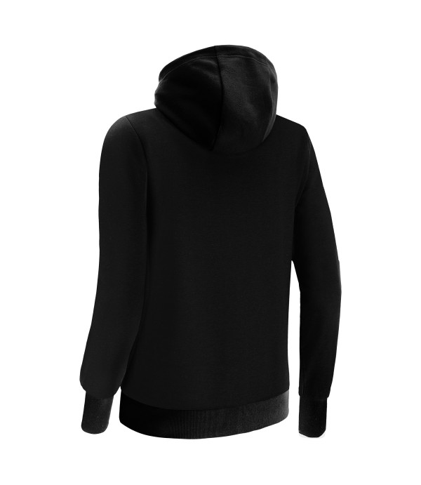 DRUM FULL LENGTH ZIP WOMAN HOODIE BLK