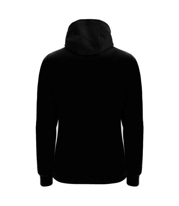 DRUM FULL LENGTH ZIP WOMAN HOODIE BLK