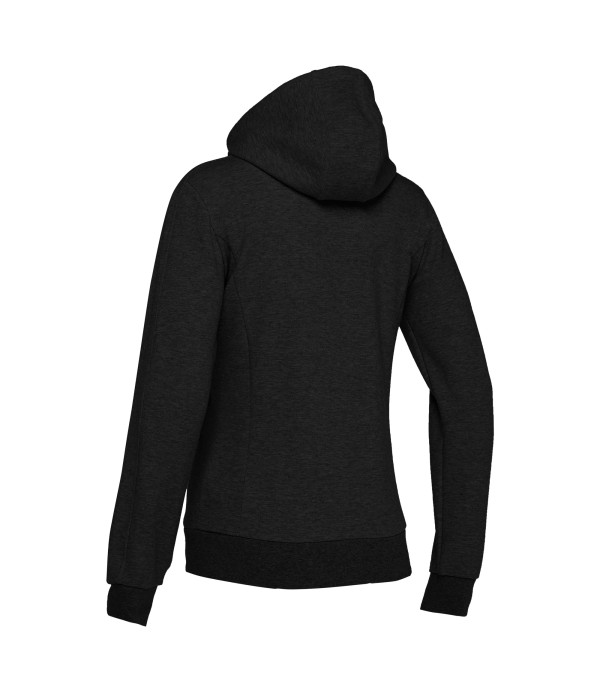 LYRE FULL ZIP HOODY WOMAN BLK