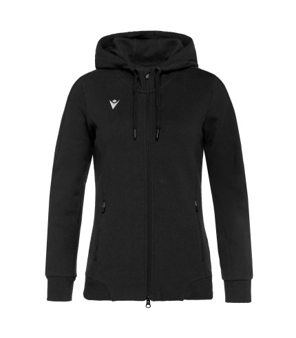 LYRE FULL ZIP HOODY WOMAN BLK