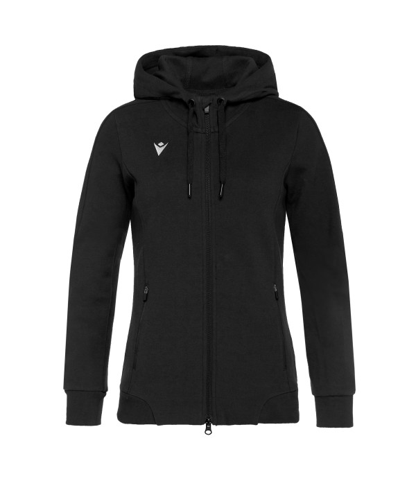 LYRE FULL ZIP HOODY WOMAN BLK