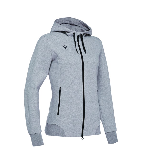 LYRE FULL ZIP HOODY WOMAN GRY