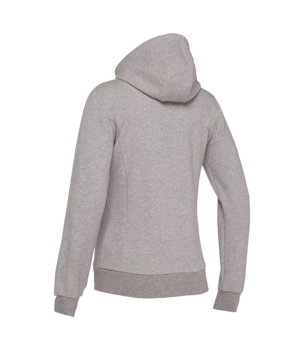 LYRE FULL ZIP HOODY WOMAN GRY