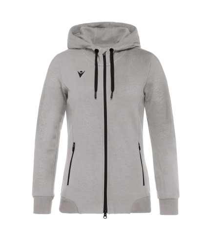 LYRE FULL ZIP HOODY WOMAN GRY