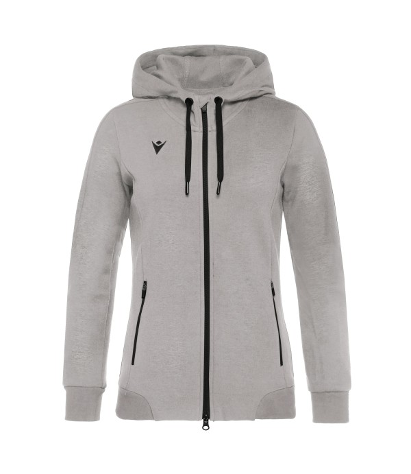 LYRE FULL ZIP HOODY WOMAN GRY