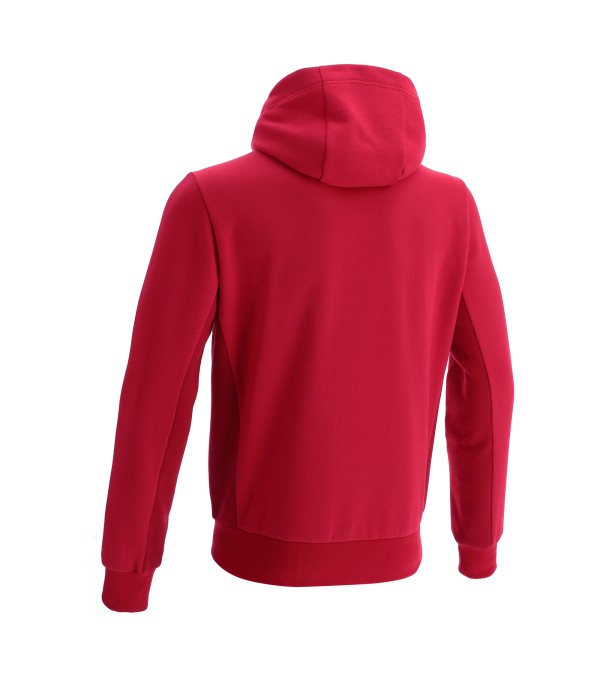 TRUMPET FULL LENGTH ZIP HOODIE RED/DRED