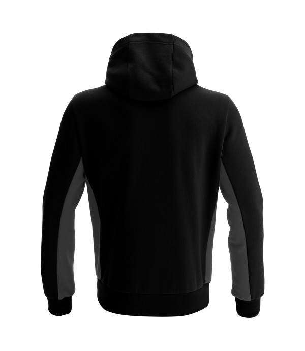 TRUMPET FULL LENGTH ZIP HOODIE BLK/ANT