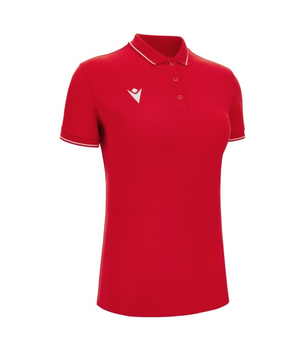 WALTZ ECO POLO WOMAN RED SS