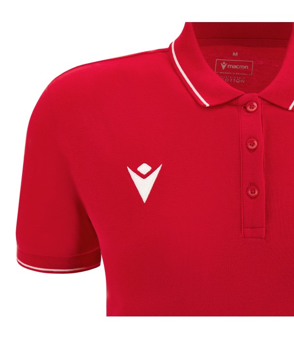 WALTZ ECO POLO WOMAN RED SS