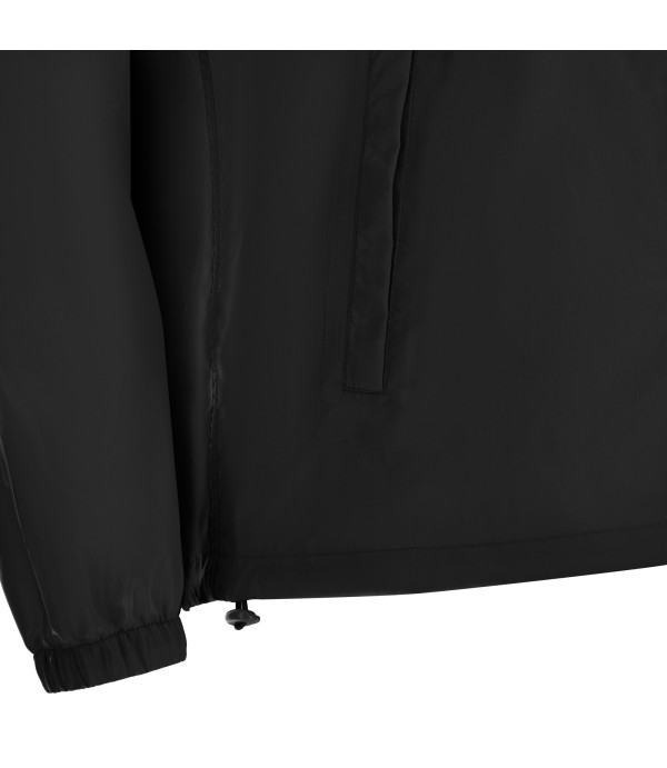 ATLANTIC HERO WINDBREAKER FULL ZIP BLK