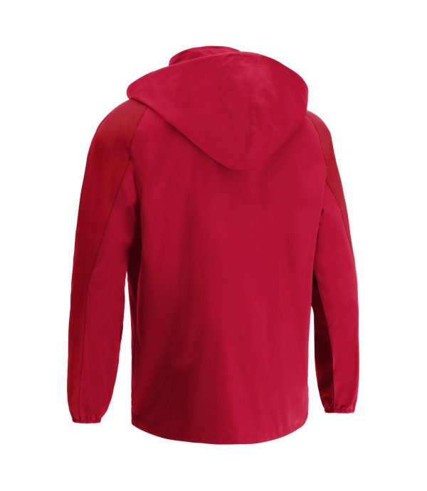 ELBRUS FULL LENGTH ZIP RAINJACKET RED/DRED