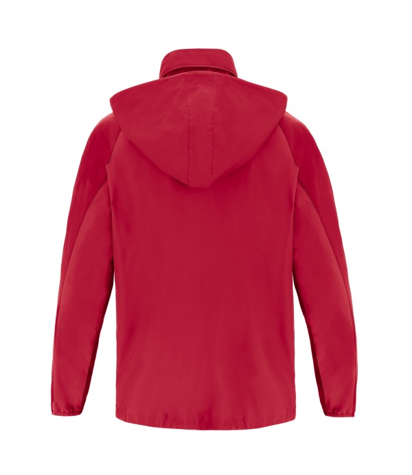 ELBRUS FULL LENGTH ZIP RAINJACKET RED/DRED