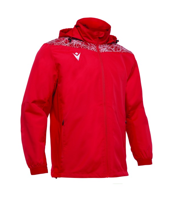 LAHTI SHOWERJACKET RED/WHT