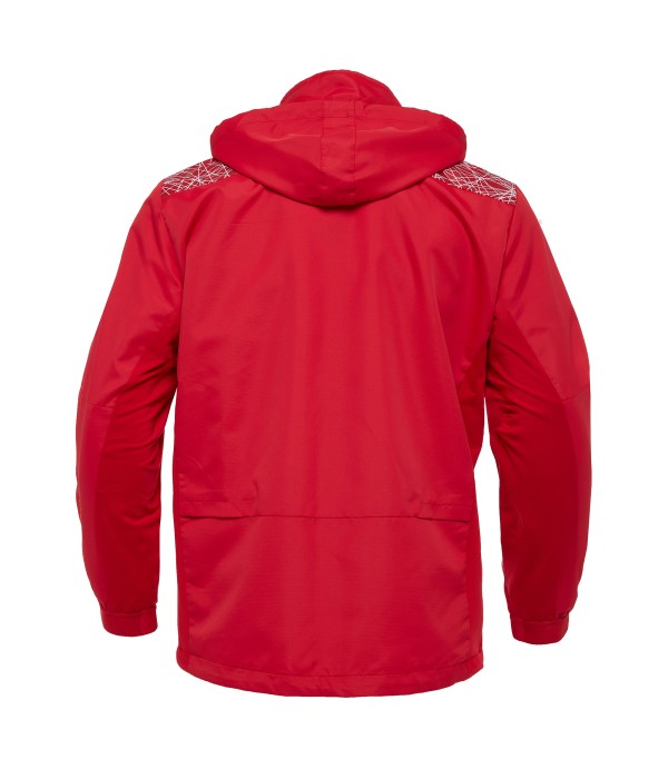 LAHTI SHOWERJACKET RED/WHT