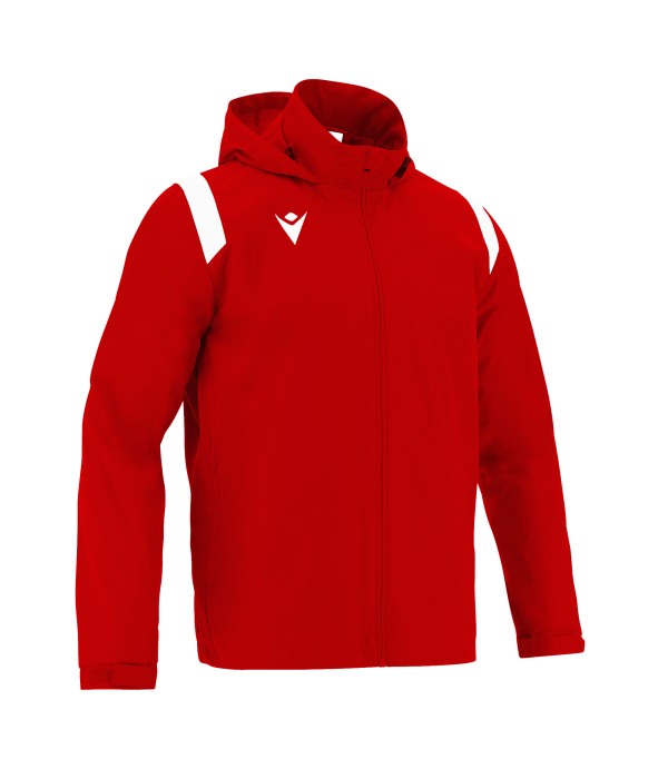 SARANSK FULL ZIP WINDBREAKER RED/WHT