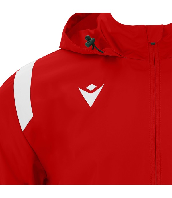 SARANSK FULL ZIP WINDBREAKER RED/WHT