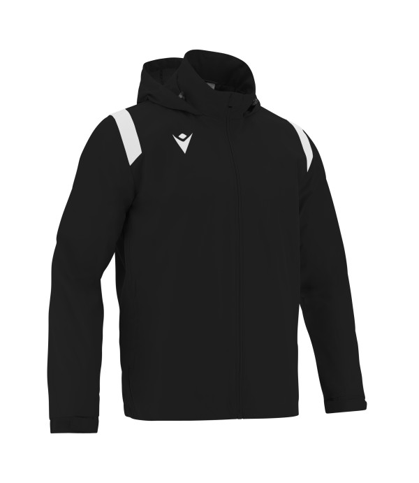 SARANSK FULL ZIP WINDBREAKER BLK/WHT