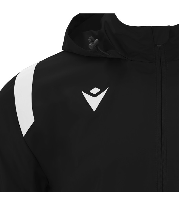 SARANSK FULL ZIP WINDBREAKER BLK/WHT