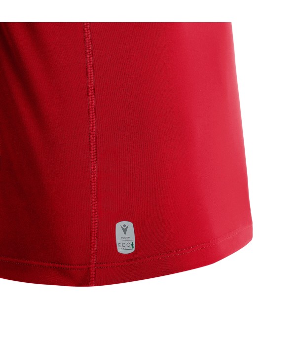 RHODIUM ECO SHIRT RED/DRED/WHT SS