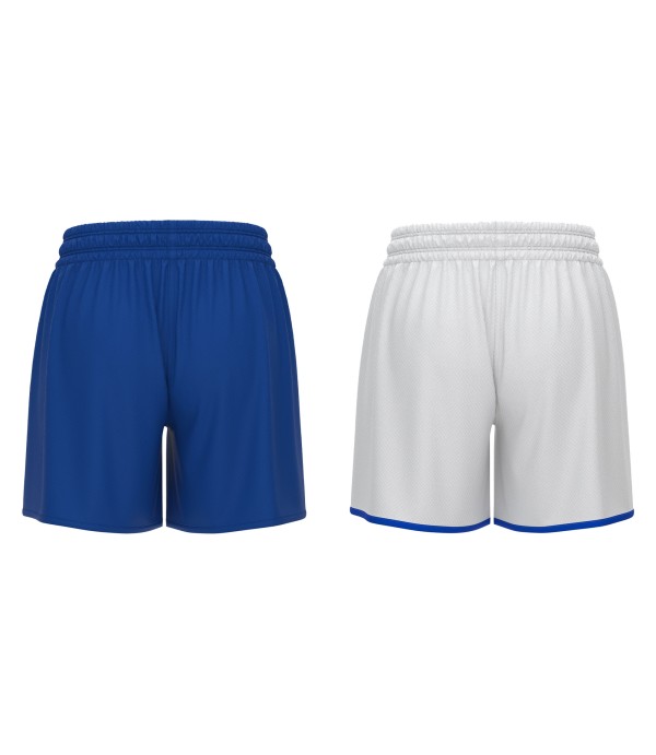 F500 SHORTS WMN REVERSIBLE ROY/WHT