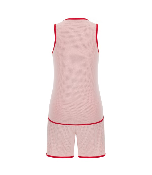 F500 REVERSIBLE WOMAN SET RED/WHT