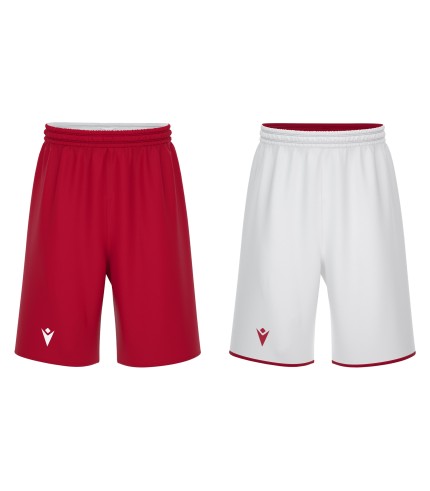 X500 SHORTS REVERSIBLE RED/WHT