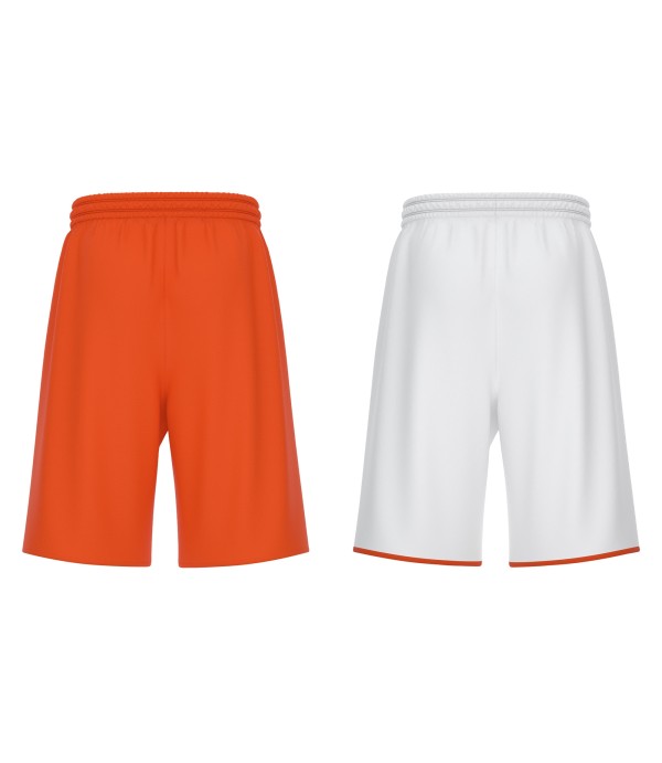 X500 SHORTS REVERSIBLE ORA/WHT