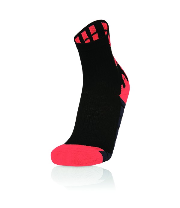 INTERVAL MEDIUM RUNNING SOCKS BLK/NYEL 