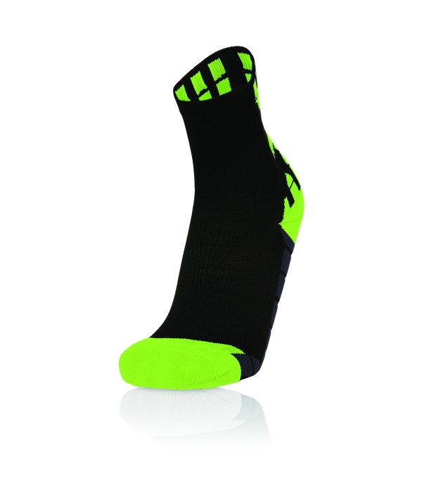 INTERVAL MEDIUM RUNNING SOCKS BLK/NCOR 