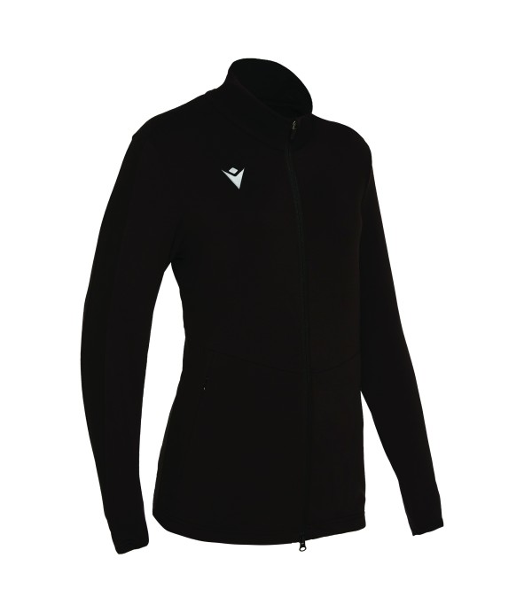 CAROL WARMER TOP WOMAN FULL ZIP BLK