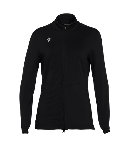 CAROL WARMER TOP WOMAN FULL ZIP BLK