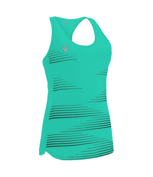 DOLLY SINGLET TURQ/BLK