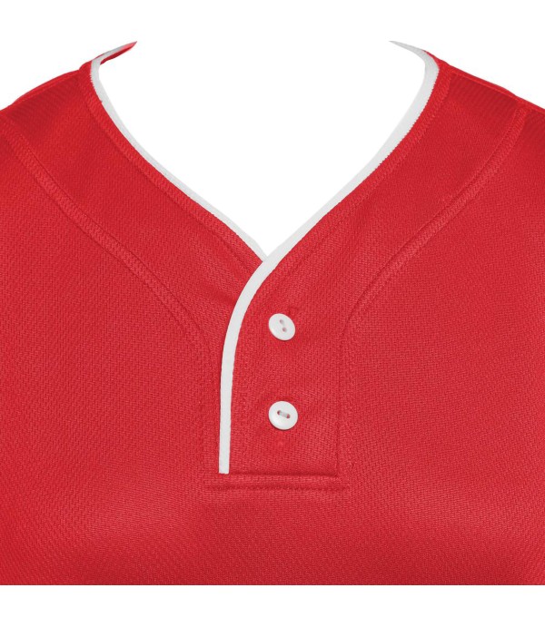 INNING SOFTBALL SHIRT RED/WHT SS