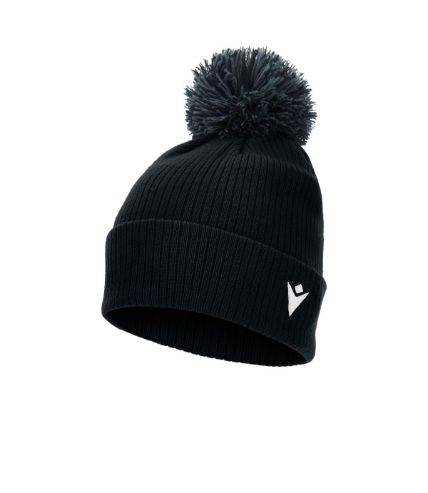 SNOW POM POM BEANIE BLK