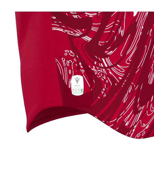 ARCANE ECO SHIRT SS RED/WHT
