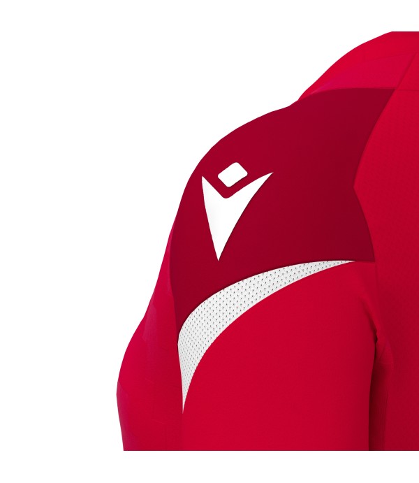 NAGA WOMAN SHIRT SS RED/WHT