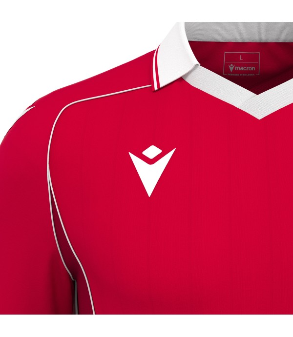 WARDEN ECO SHIRT SS RED/WHT
