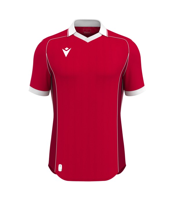 WARDEN ECO SHIRT SS RED/WHT