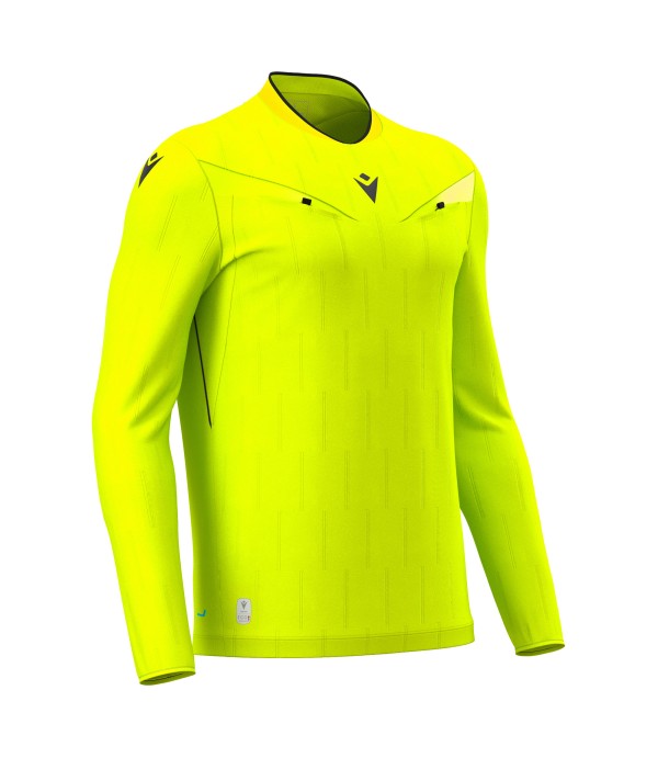MENDEZ ECO REFEREE SHIRT LS NYEL/BLK