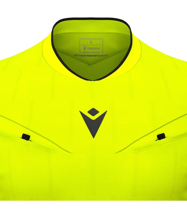 MENDEZ ECO REFEREE SHIRT LS NYEL/BLK