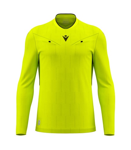 MENDEZ ECO REFEREE SHIRT LS NYEL/BLK