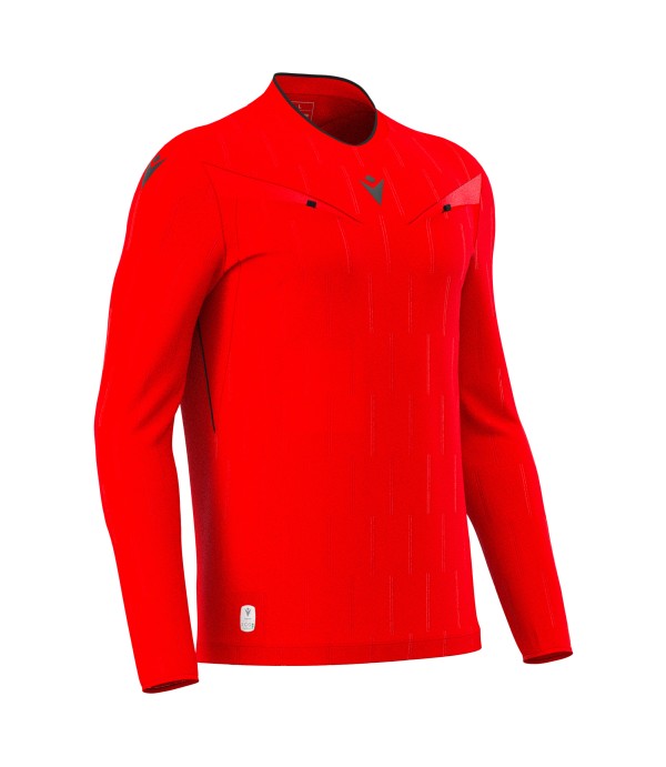 MENDEZ ECO REFEREE SHIRT LS BRED/BLK