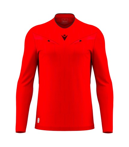 MENDEZ ECO REFEREE SHIRT LS BRED/BLK