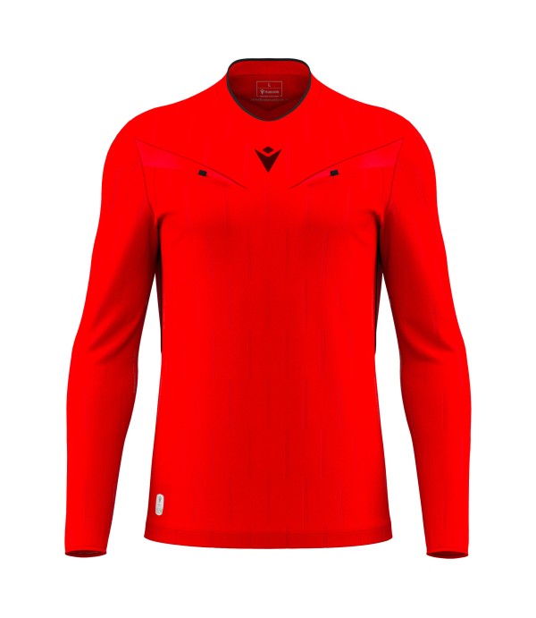MENDEZ ECO REFEREE SHIRT LS BRED/BLK