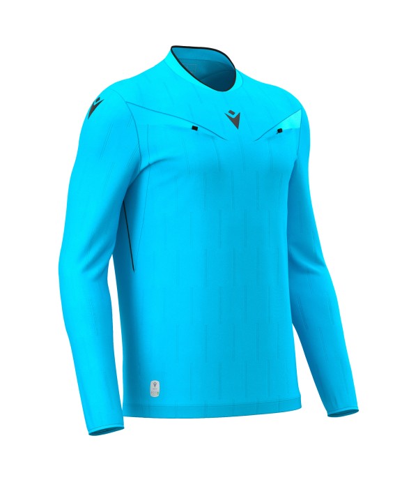 MENDEZ ECO REFEREE SHIRT LS NSKY/BLK