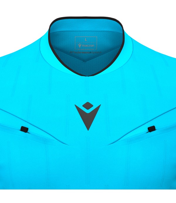 MENDEZ ECO REFEREE SHIRT LS NSKY/BLK